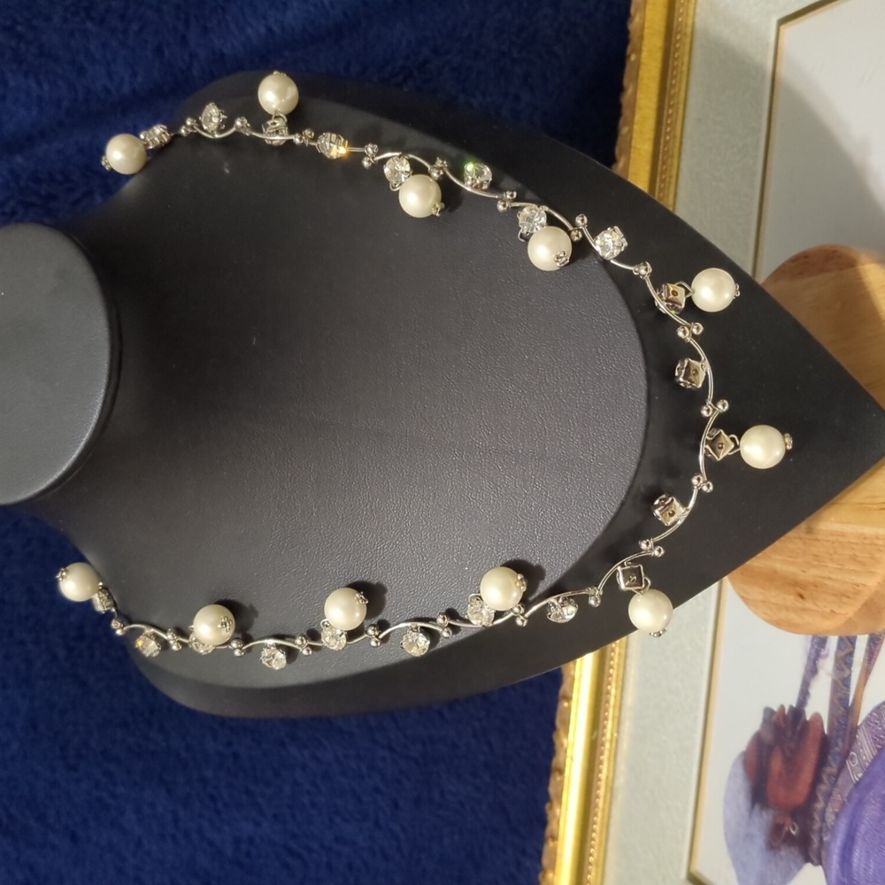Long Pearl Accent Necklace